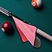 EXAOMBLE 4Pcs Pool Cue Cleaner Coral Fleece Cleaning Cloth for Billiard Cue Shaft Polishing and Dust Removal 11.8 Inch Durable Snooker Cleaner Towel