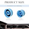 povtii Replacement Valve Caps for Car Air Conditioning, Leakproof R134a AC System Charging Port Caps Dust Cover, High & Low Pressure Valve Cap for Vehicle AC, Car Accessories (2 PCS) #1