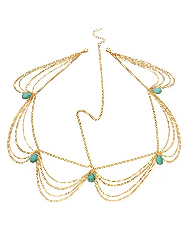 Yellow Chimes Head Chain for Women and Girls | Gold Toned Multilayer Head jewellery for women | Birthday Gift for girls and women Anniversary Gift for Wife (B0CZ9J4XDJ) Amazon Price History, Amazon Price Tracker