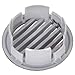 KUAFU 3'' Round Air Vent Cover Hood for Marine Boat Swim Platform Deck 304 Stainless Steel Chrome Grill Grille Domed Louvered
