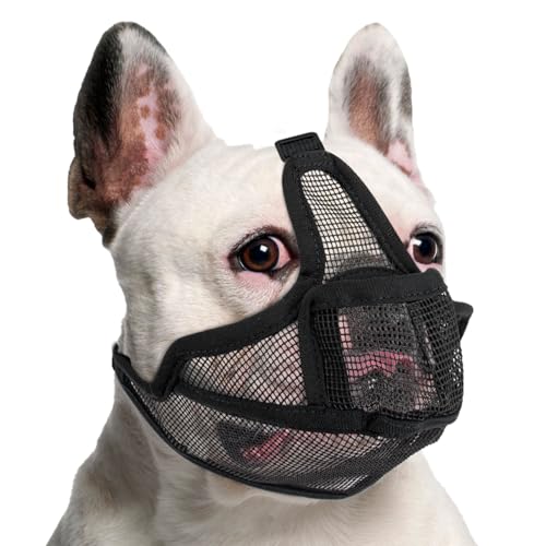 Coppthinktu Breathable Mesh Muzzle for Flat Face