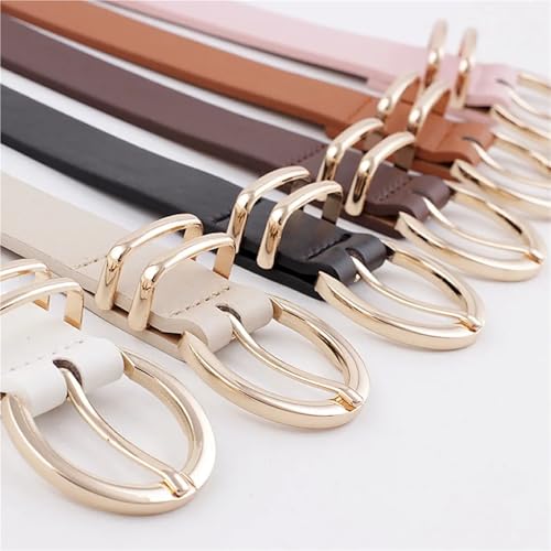 Women's Belts for Jeans Designer Female Black Brown White Pink Wild Trouser Women's Belt Cowgirl Western Belts for Women(Color 5)2