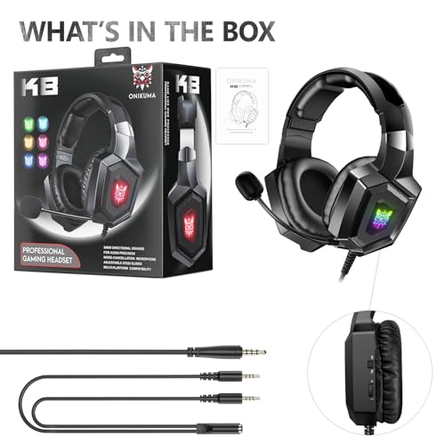 La Mejor Recopilación de Audifonos onikuma comprados en linea. 2 Imagen adicional