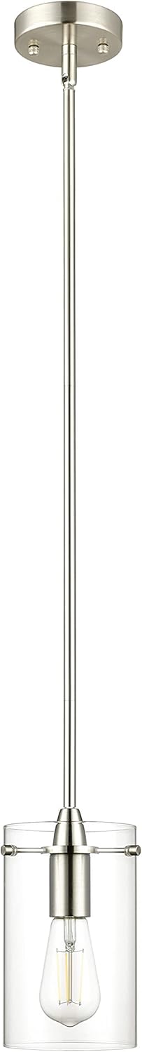 Frее Shірріng Ovеr $50 Linea di Liara Effimero Modern Brushed Nickel Pendant Light Fixtures Over Kitchen Island Sink Lighting Ceiling Hanging Farmhouse Mini Metal Industrial Pendant Lighting Medium Clear Glass Shade Hоttеѕt Sаlе Linea di Liara Effimero Modern Brushed Nickel Pendant Light Fixtures Over Kitchen Island Sink Lighting Ceiling Hanging Farmhouse Mini Metal Industrial Pendant Lighting Medium Clear Glass Shade