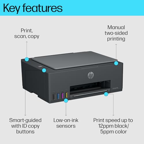 Image of HP Smart Tank 524 All-in-One Colour Printer |1+1 Year Extended Warranty on Registration| Up to 4000 Black & 6000 Colour Prints I Print,Scan & Copy for Home /Office