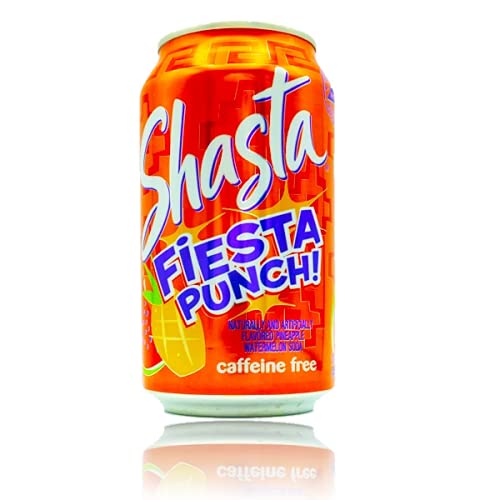 Shasta Fiesta Punch soda, 12-Ounce Cans (Pack of 24)