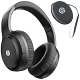 Falebare Bluetooth Headphones Over Ear 120H Playtime, 4 EQ Modes, Wireless Headphones with Mic, Hi-Fi Stereo, Type-C Fast Charging, Headphone with Case for Travel, Office, Daily Use