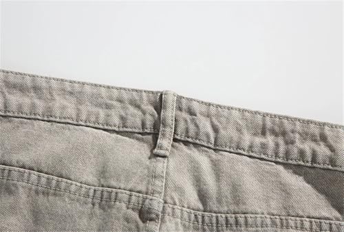 Men's Baggy Jeans Vintage High Street Wide Legs Denim Trousers3