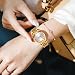 Imagen de CIVO Relojes Pulsera Dorado Mujer: Reloj Analógico Negocios Pequeño Minimalista