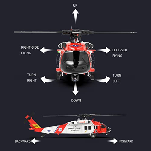 Diyi Rc Helicopter For American Uh60-Black Hawk Model, F09-S 1/47 2.4G 6Ch Brushless Direct Drive Rc Helicopter With Camera And Gps Positioning, Rtf Edition For Adults, Easy To Fly #TOP2