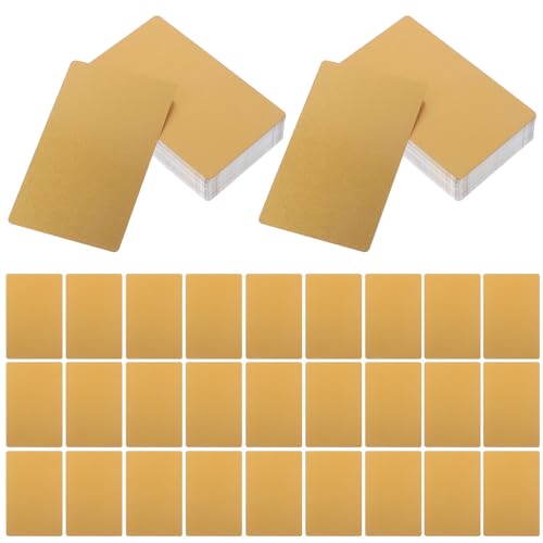 Cartes metalliques vierges en aluminium avec coins arrondis pour sublimation professionnelle