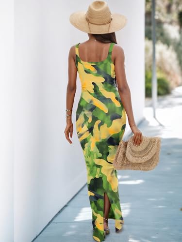 Image of HTD Women Summer Sexy Maxi Bodycon Long Dress Casual Slip Dresses