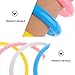 BESTOYARD 6Pcs Fashion Plastic Bangle Bracelets, Mixed Candy Colors for Halloween Jewelry DIY Children Kids Decoration