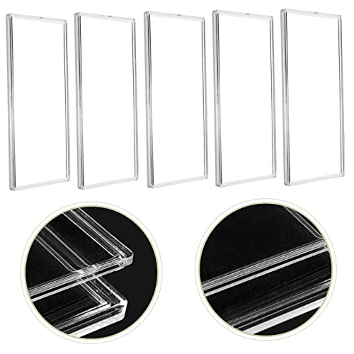 TEHAUX 10 protectores transparentes para billetes miniatura 6