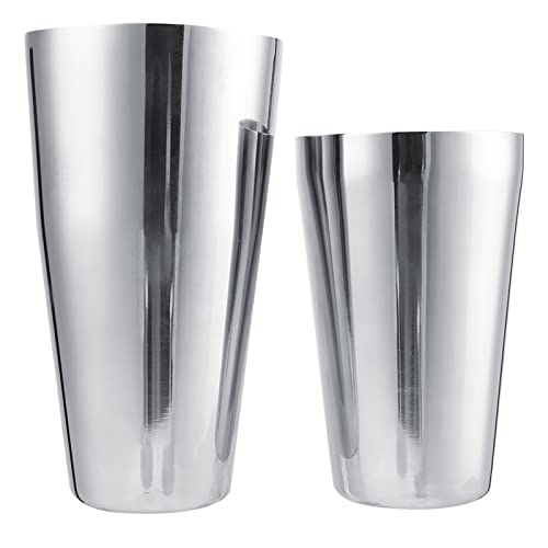 Tnfeeon Coctelera, Batidora de Barman de Acero Inoxidable, Coctelera Duradera y Elegante para Bares y Fiestas en el Hogar, Opciones Disponibles de 600 Ml 450 Ml (800/600ML)