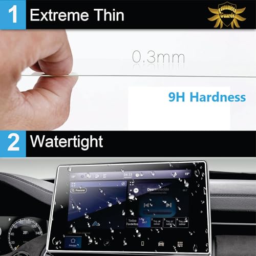Image of Economista ☆☆☆☆☆ Drive In Luxury With 9H Hardness Car Screen Protector! Scratch & Water Resistant For Premium Protection! Specifically Tailored For Toyota (Matt, Innova Hycross VX-GX (8 Inch))