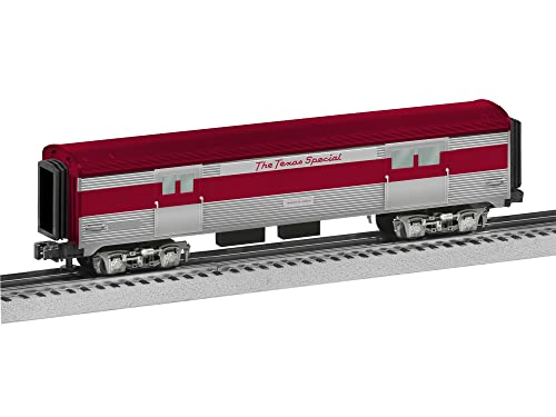 Lionel The Texas Special Anson B. Jones O Gauge Baggage Car Add-On Model Train Car with Diecast Trucks & Operating Couplers 3-Rail FasTrack Compatible Ages 14+