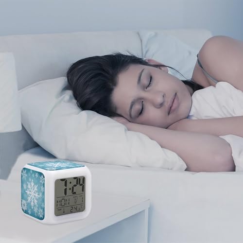 Despertador infantil LED que cambia de color para solucionar despertares difíciles en invierno 6