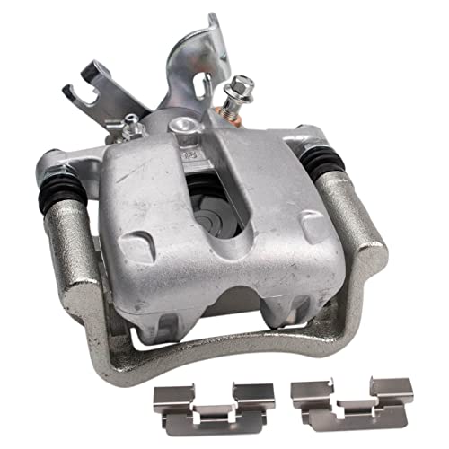 Image of TRQ Rear Left Brake Caliper w /Bracket Drivers Side | For 2012-2016 Buick LaCrosse 2012-2017 Regal 2013 Chevrolet Malibu