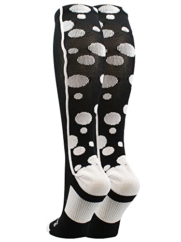 MadSportsStuff Polka Dots Athletic Socks Softball Soccer Volleyball2