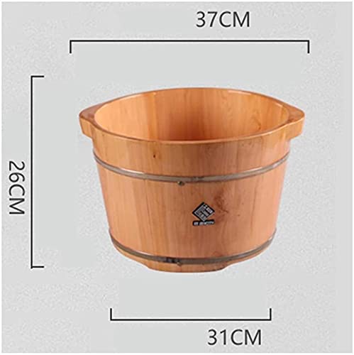 Spa de pies de madera con barril 26 cm alto miniatura 2