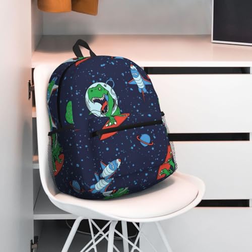 Sac à dos polyvalent noir avec imprimé astronaute et fusée One Size