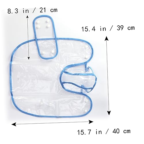 Toddmomy Moda Capa De Chuva Para Cães De Estimação Poncho De Chuva Para Cães Poncho Transparente Cap