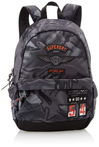 Superdry: Mono Camo Montana  Mochilas Hombre  Multicolor  Grey   30x45x15 cm  W