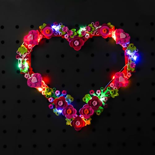 【Facile da installare】 Appositamente progettato per essere compatibile con Lego Heart Ornament. Tutti i LED hanno un modello di luce uniforme e i connettori dei cavi si adattano bene insieme. Il nostro team di illuminazione professionale fornisce istruzioni di installazione video o PDF passo-passo per aiutarti con una migliore installazione.