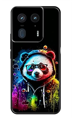 Image of Metal TPU Printed Back Cover for Motorola Edge 50 Ultra (Multicoloured Panda) 360 Degree Protection | Camera Protection -25092024(AH)