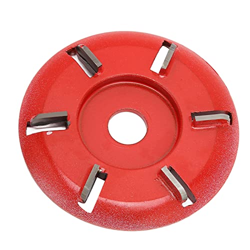 Disco Intagliato in Legno Alta Durezza 6 Denti Ruota da Taglio in Legno, Lucidatura per Sughero, Legno Duro, Carpenteria, Facile da Usare, Acciaio in Lega, Vassoio da tè, Tavolo