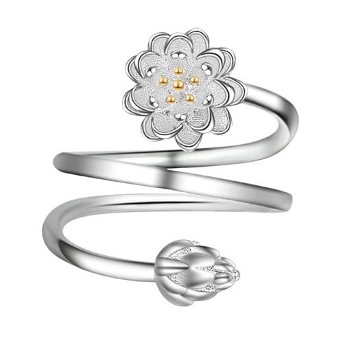 Bague ajustable double couche en cuivre résolvant les tailles