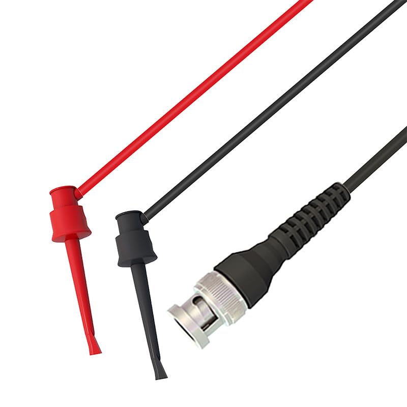 Image of Universal Oscilloscope Probe Kit, 100MHz Oscilloscope Clip Probes with Accessories Kit, 6PCS Test Lead Kit