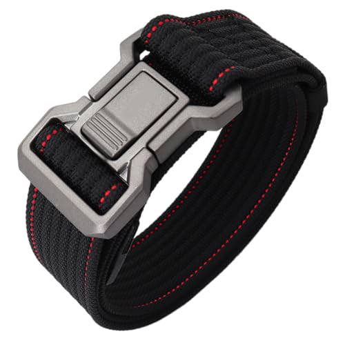 Combat Men's Belt Metal Buckle Breathable Nylon Webbing Belt For Camping Hiking Survivals Gear Waist Accessories Quick Releas