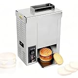 Kindevieft Máquina Comercial para Hacer panecillos de Hamburguesa, tostadora y Parrilla automática con transportador