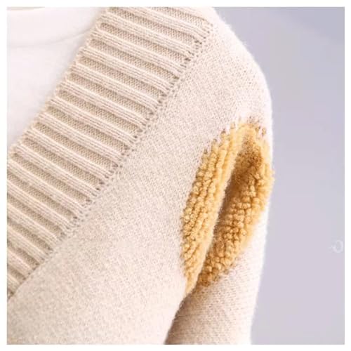 Unisex Letter Embroidery Sweater V Neck Vintage Fashion Casual Knit Jumper Kawaii Cardigan Loose Knitted Sweaters4