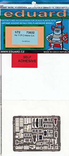 Eduard Photoetch 1:72 He 111P-2 Interior S.A. pour maquette Airfix EDP73532