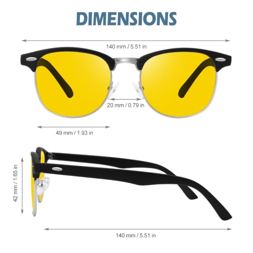Image of CGID Retro Fake Non-Prescription Glasses Clear Lens UV400 Men Women CN56