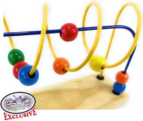 Matty'S Toy Stop 5751 Beads 'N Balls, Twist 'N Turns Wooden Bead Maze thumb #3