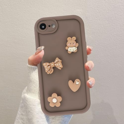 Kueqeay Coques pour iPhone 7/8/iPhone SE 2022 /SE 2020 4,7'', Étui Aesthetic Fille Noeud Papillon...