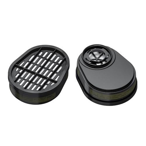 Dräger X-plore Gas Cartridge OV/AG/HF/FM/CD/AM/MA/HS | 2 Pieces | NIOSH-Approved | for Dräger X-plore 5500 Full-Face Respirator Mask | for Dräger X-plore 3300 & 3500 Half-Face Respirator Masks