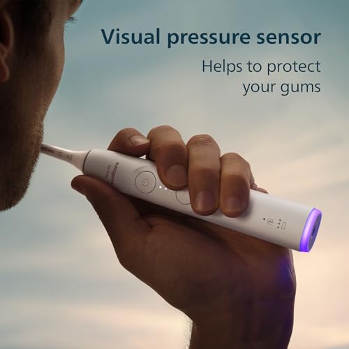 Image of Philips Sonicare 6500 Series Electric Toothbrush - Next-Generation Sonicare Technology, Pressure Sensor, 9 Brushing Settings, SmarTimer, BrushPacer, 21-Day Runtime, Travel Case, White, HX7410 /10