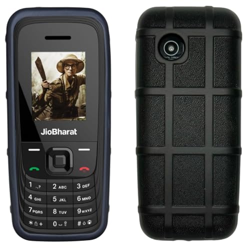 Image of ZAOMA Premium Back Case TPU Cover Compatible for Jio Bharat V4 4G Model No.: JBV191M2 Keypad Mobile Feature Phone Rugged Case
