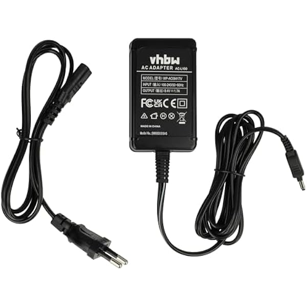 vhbw Зарядное устройство часть подходит для Sony Handycam DCR-TRV239E DCR-TRV250E и т.д. заменяет AC-L10 AC-L10A AC-L10B AC-L15 AC-L15A AC-L15B