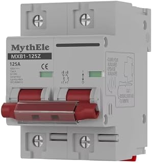 DC Circuit Breaker 125A 500V | 2P C Curve MCB for PV/Solar Systems & Battery | 10kA Breaking Capacity | Fast Trip Time ≤0.... Price In India