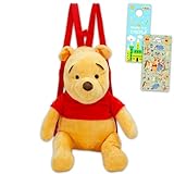 Winnie The Pooh Plushie Backpack Set - Bundle with 16