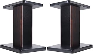 Speaker Racks，Audio Stand Sound Rack Wooden Rack Floor Small Bookshelf Speaker Rack Multimedia Rack Suitable for Surround Sound and Bookshelf Speakers Audio Loudspeaker Stands，Bookshelf Speakers