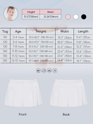 Shorts de borboleta para meninas com bolsos 2 em 1 short atlético rodado para crianças de corrida de