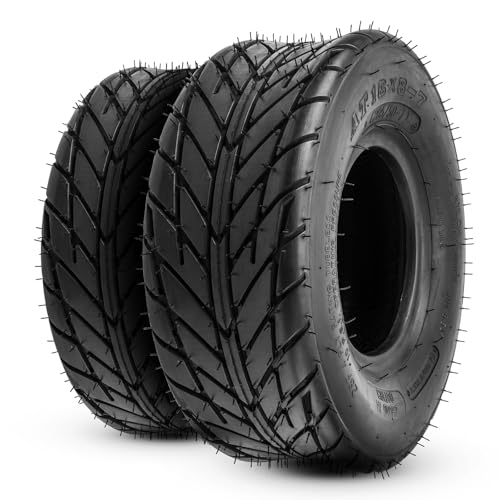 PHILTOP 16x8-7 ATV UTV Tires 4-Ply Super Mud 16x8-7 ATV All-Terrain Tires for Riding Mowers Golf Carts Off-Road 2 Pcs Tubeless (Z-129)