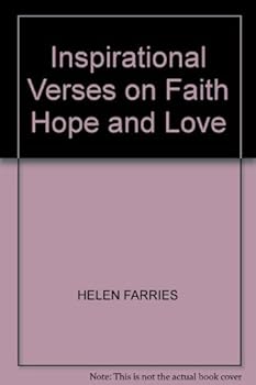 Hardcover Inspirational Verses on Faith Hope and Love Book